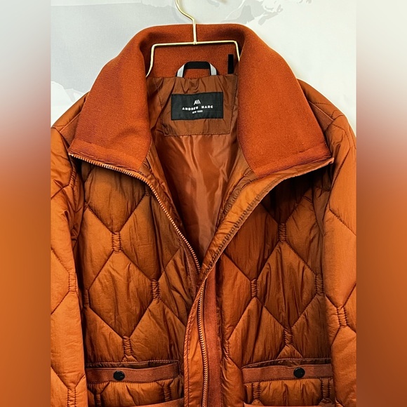Women's Andrew Marc Sport Diamond Quilted Stand Collar Puffer Jacket Size Xs - Picture 7 of 11